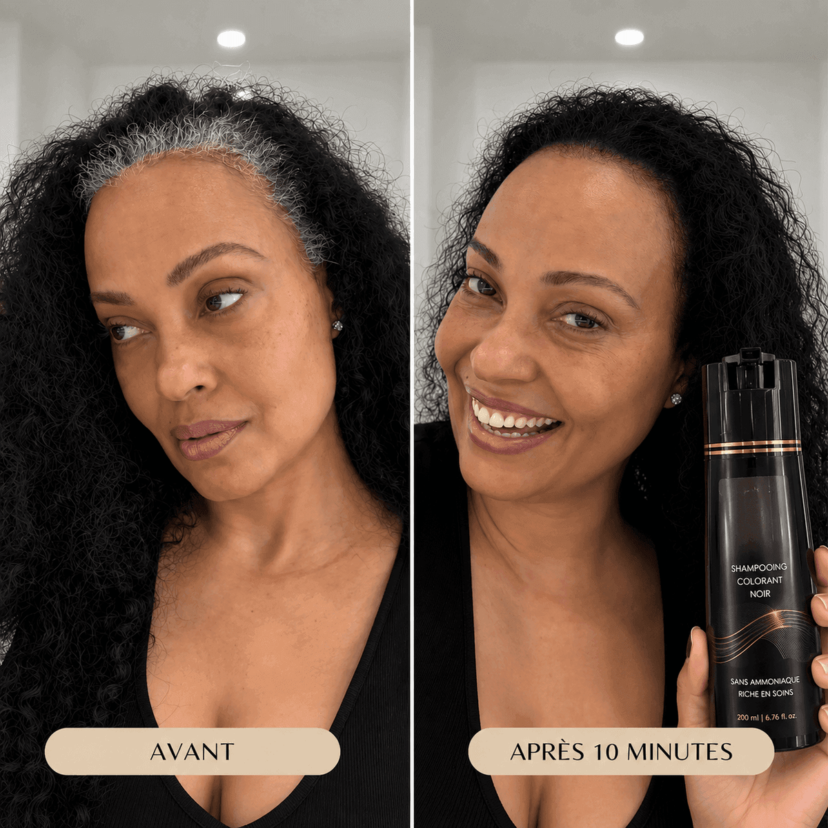 Shampooing colorant pour cheveux gris - Zeluxy