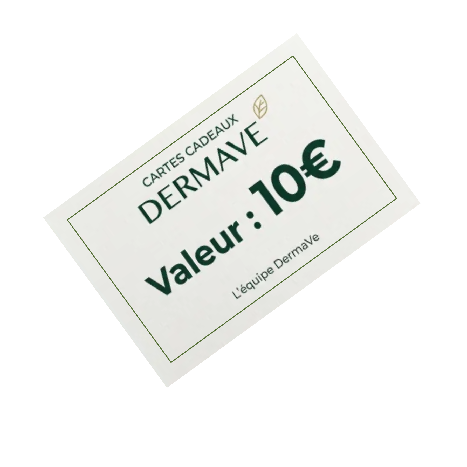 Carte-Cadeaux DermaVe