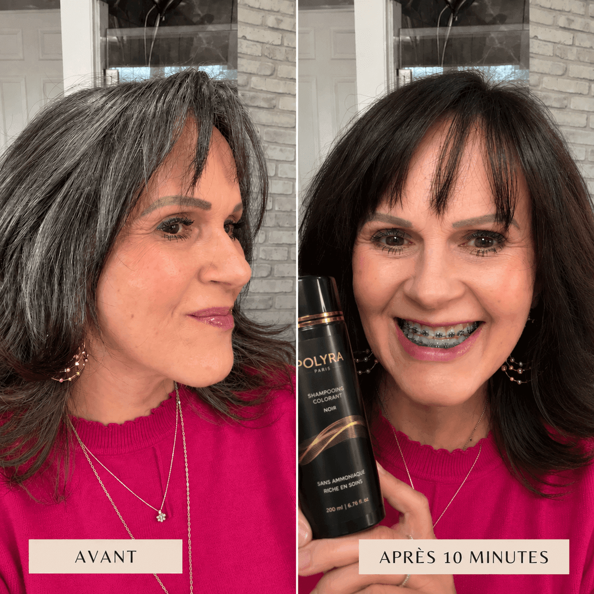 Shampooing colorant pour cheveux gris - Zeluxy